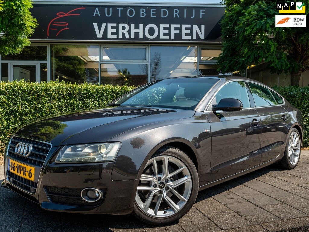 Audi A5 Sportback 2.0 TFSI - QUATTRO S-LINE - AUTOMAAT - CRUISE / CLIMATE CONTR - XENON - ORG NL - NAP !