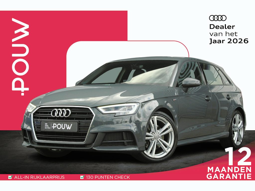 Audi A3 Sportback 40 TFSI 190pk Sport S Line Edition | Elek. trekhaak | Sportstoelen | Cruise Control