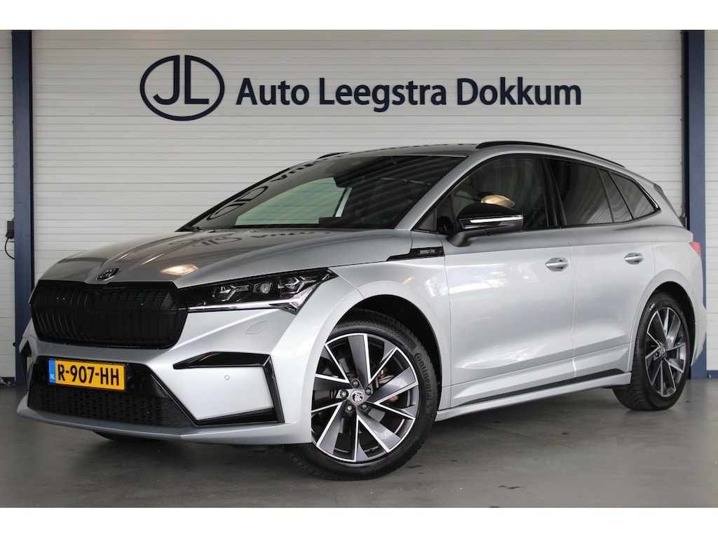 Skoda Enyaq iV 60 Sportline SOH 92% | Warmtepomp | Camera | Stoel/Stuurverw. | Carplay | Adapt. Cruise | 20" LMV | PDC V+A