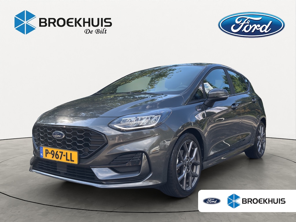 Ford Fiesta 1.0EB Hybrid ST-Line X | NL-AUTO! | 1E EIGENAAR! | PARK SENS | CRUISE | LED | NAVI | CLIMA | DEALER OH! | APPLE CARPLAY/ANDROID AUTO