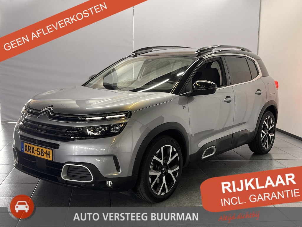 Citroën C5 Aircross 1.6 Plug-in Hybrid 225 Shine Achteruitrij camera, luxe lederen bekleding, navigatie, apple carplay, android auto