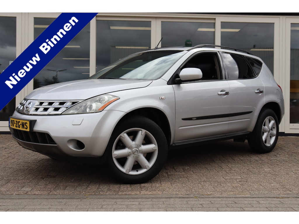 Nissan Murano 3.5 V6, Automaat, PANO, Climate, Cruise, Camera A, Stoelverwarming, Trekhaak, Navi, Memory, Prijs is Rijklaar Inclusief 6 Maanden Garantie