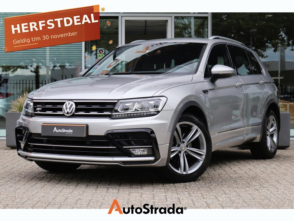 Volkswagen Tiguan 1.5 TSI R-LINE I Camera I Navi I Virtual Cockpit I Trekhaak I Climate I Adaptieve Cruise I LED