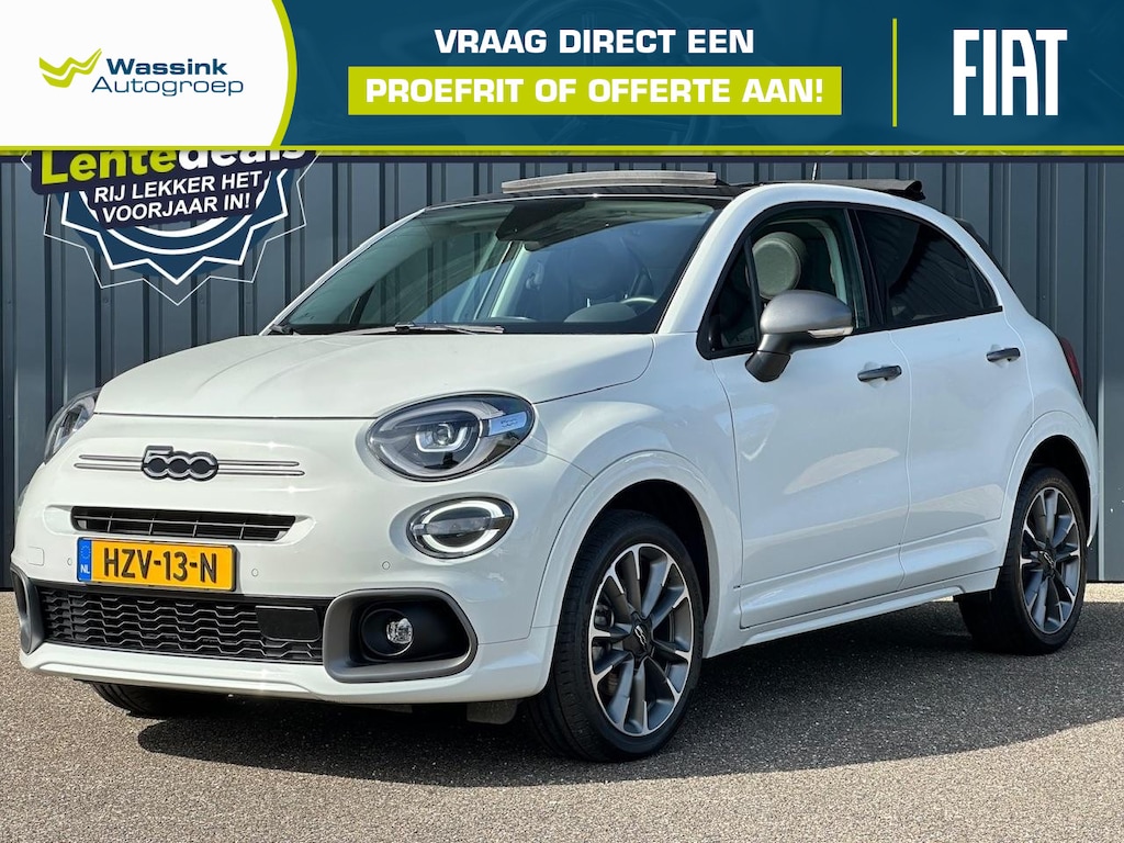 Fiat 500X 1.5 Hybrid 130pk DCT Sport | Automaat | Cabrio | Navigatie | Parkeersensoren | Camera | Automatische Airco