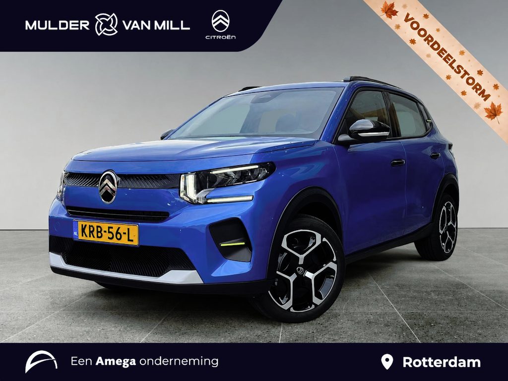 Citroën E-C3 Plus EV 44kWh 113pk | COMFORT RANGE | 3-FASEN | APPLE CARPLAY / ANDROID AUTO | BLUETOOTH | AIRCO | PDC | DAB+ |