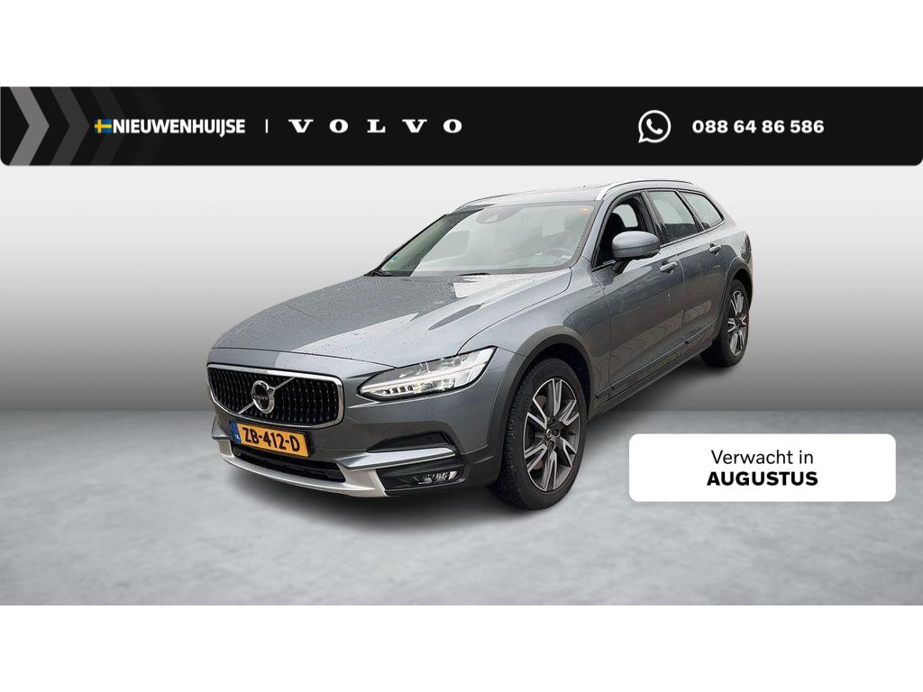 Volvo V90 Cross Country 2.0 T5 AWD Pro | Head-up Display | Panoramadak | 360 Graden Camera | Parkeerverwarming | Stoelventilatie | Harman Kardon Audio | Navigatie | Apple Carplay | Android Auto | Nappaleder | BLIS | Keyless Entry