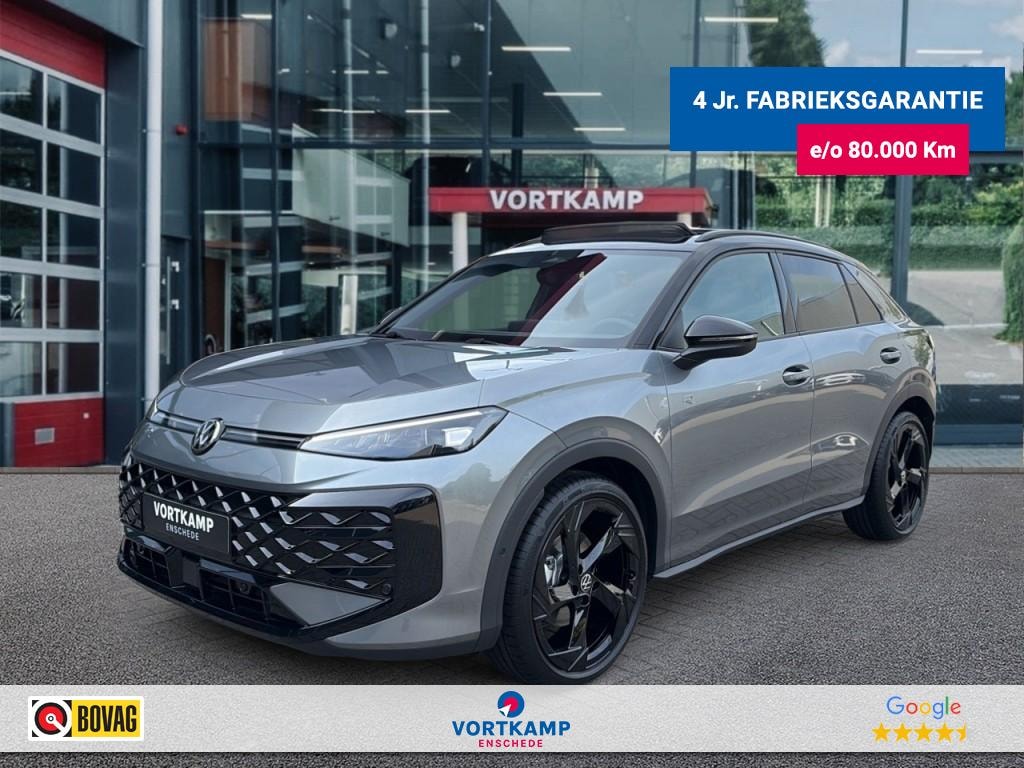 Volkswagen T-Roc 1.5 eTSI R-LINE BLACK STYLE TREKHAAK/PANO-DAK/CAMERA/ELEK-KLEP/ACC/STOELVERW
