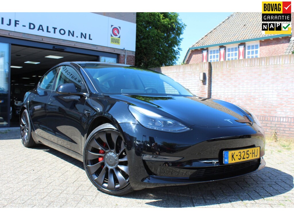 Tesla Model 3 Performance AWD 75 kWh SOH 90% WARMTEPOMP 1e EIG. INCL. BTW