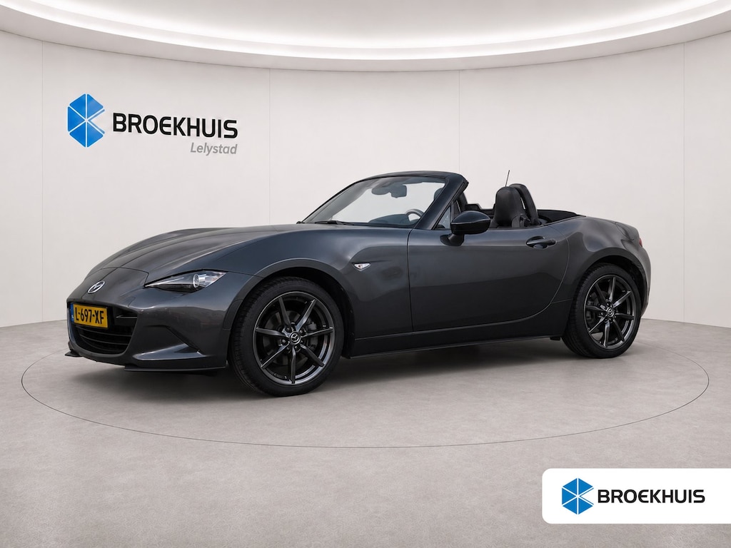 Mazda MX-5 2.0 SKYACTIV-G 160PK GT-M / NAVI / LEDER / XENON / LED / PDC / 17" LMV / KEYLESS / BOSE / APPLE CARPLAY / ANDROID AUTO !!