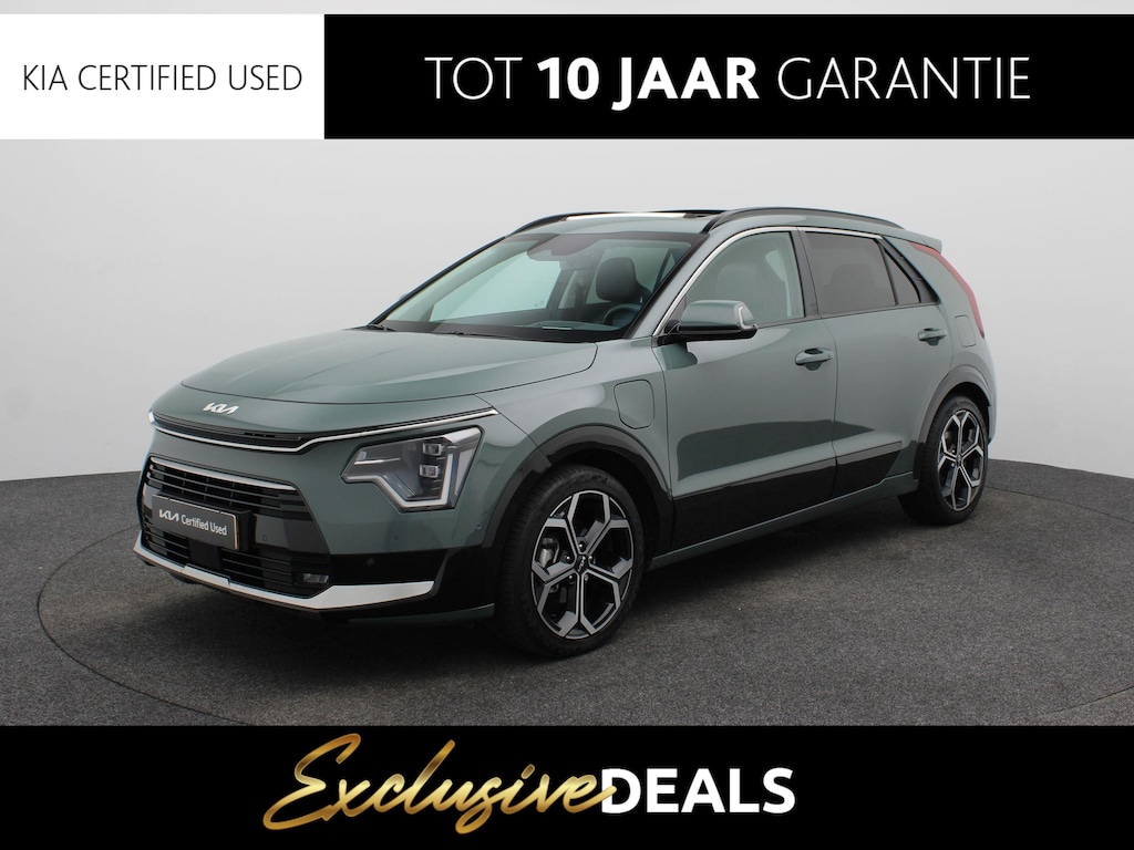 Kia Niro Hybrid 1.6 GDi PHEV ExecutiveLine | Clima | Navi | Leder | Stoel Verkoeling + Verwarming | Open Dak | Plug Inn