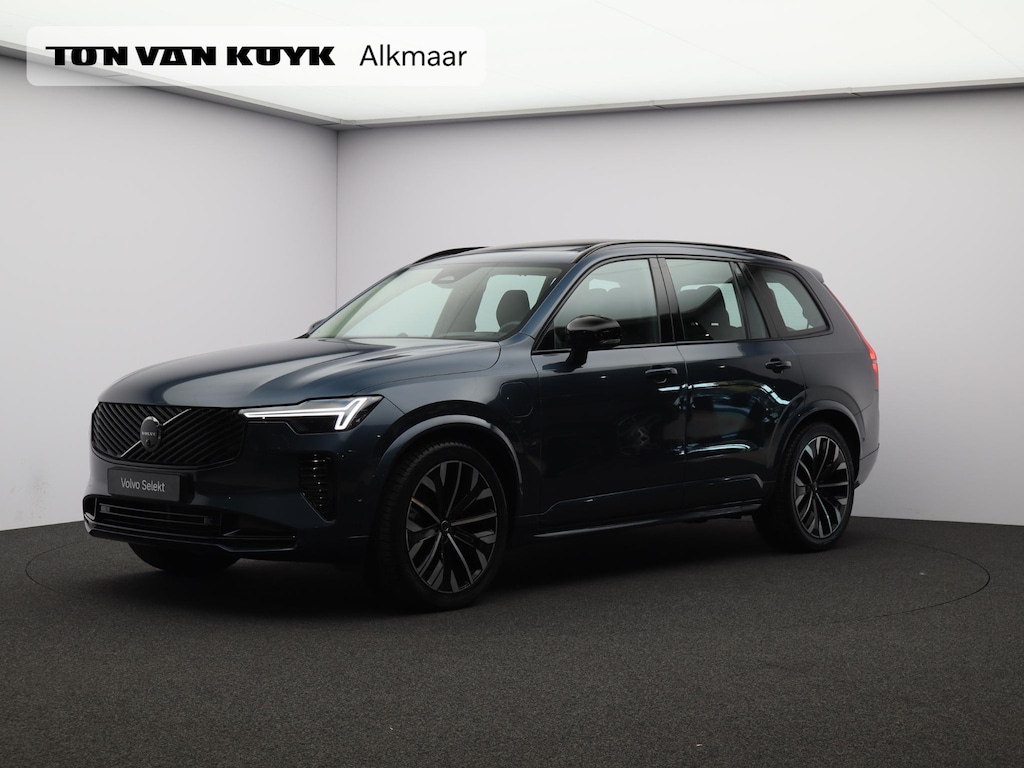 Volvo XC90 T8 455PK Plug-in hybrid AWD Ultra Dark / Bowers & Wilkins / Luchtvering / Gelamineerd Glas / Nappa Leder Met Ventilatie / 21" / Panoramisch Dak / Trekhaak /