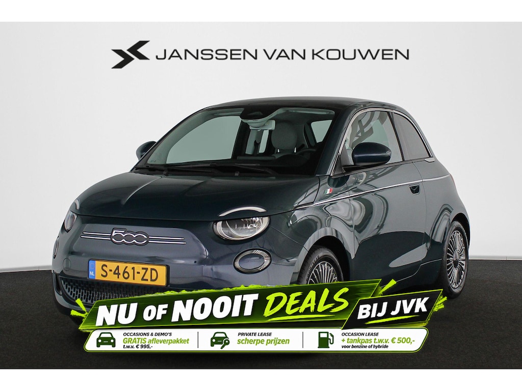 Fiat 500 3+1 Icon 42 kWh Panoramadak Apple CarPlay Camera 16"