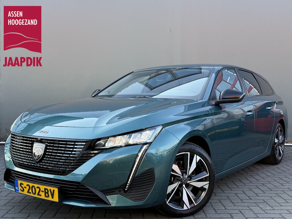 Peugeot 308 SW BWJ 2023 1.2 131 PK PureTech Allure TREKHAAK | FULL LED | HALF LEDER | KEYLESS | 360 CAMERA | CARPLAY + ANDROID | NAVI | CLIMA | CRUISE | LMV | PDC