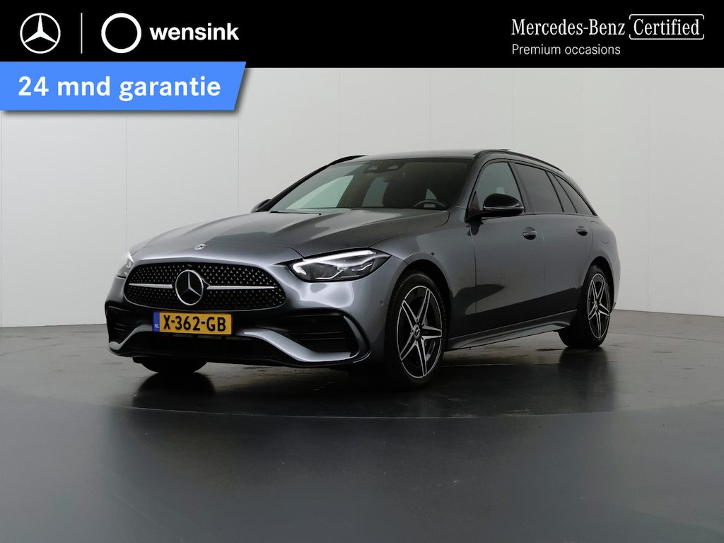 Mercedes-Benz C-klasse Estate 300 e AMG Line | Night | Panoramadak | Trekhaak | Stoelverwarming | Digital Light |