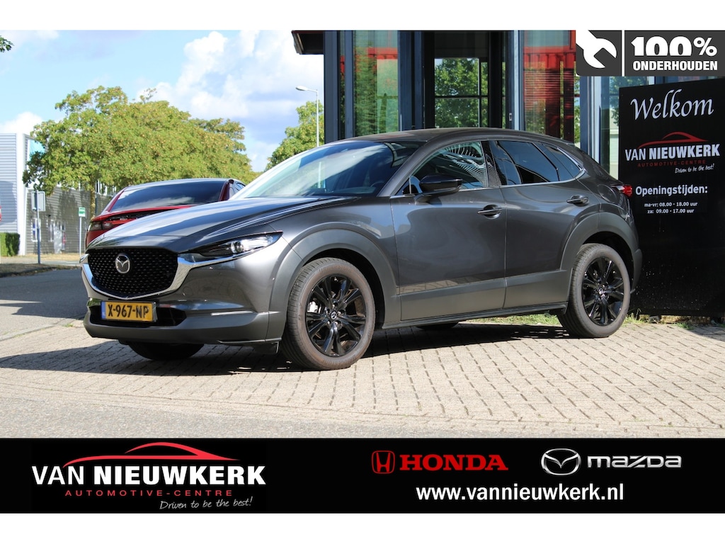 Mazda CX-30 E-Skyactiv X 186pk M Hybrid Aut Homura | KM Stand | HUD | Trekhaak | ACC | A Camera | Keyless |