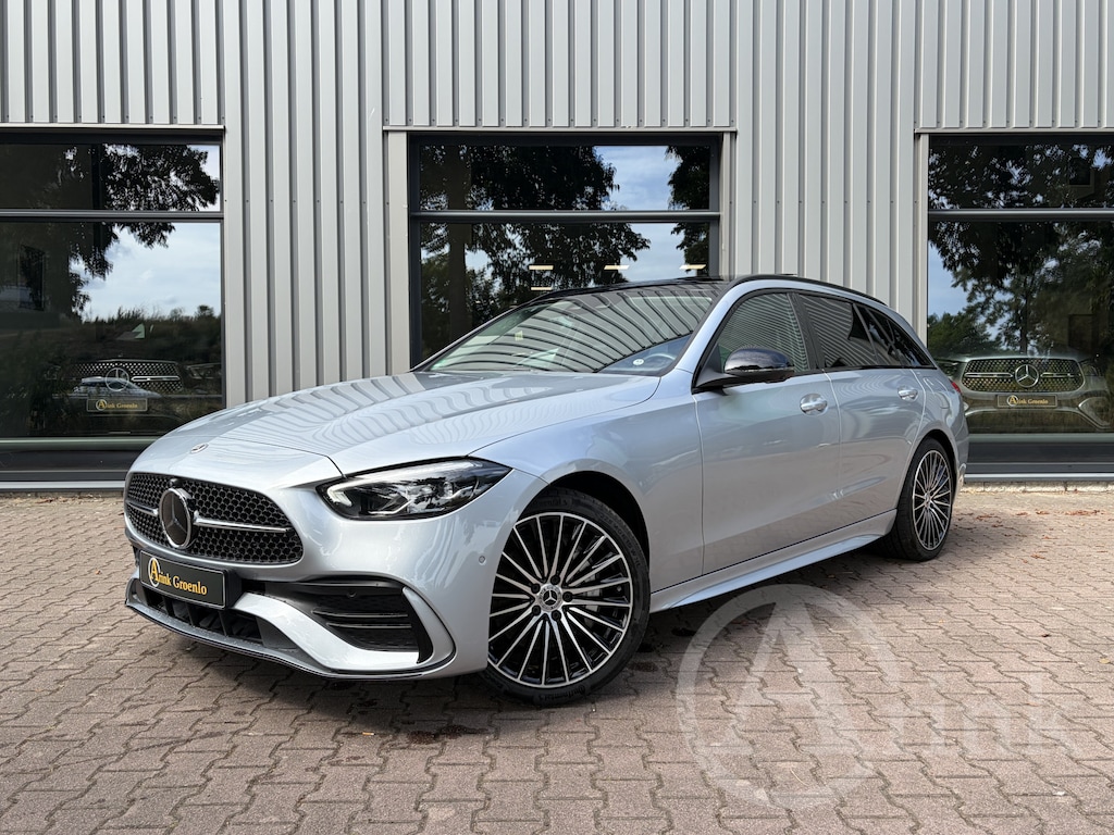 Mercedes-Benz C-klasse Estate 300 e Business Solution AMG Panoramadak, Rijassistentiepakket, Massagestoelen, 360 Camera
