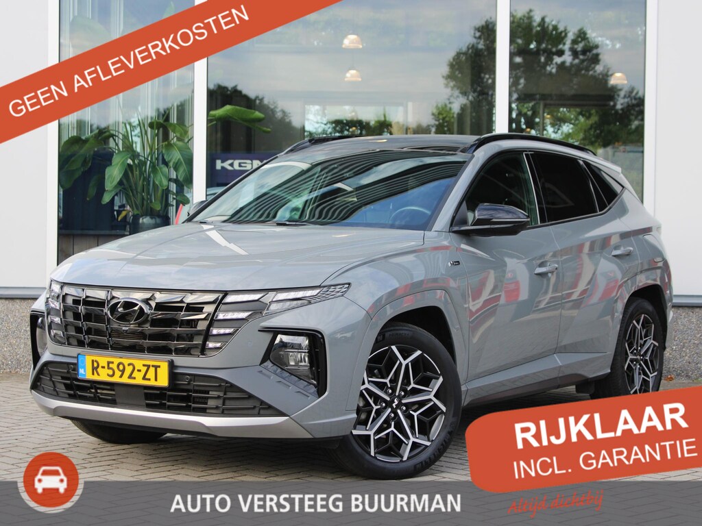 Hyundai Tucson 1.6 T-GDI PHEV N Line Sky 4WD Panorama-Schuifdak, Leder/Suede Bekleding, Stoelverwarming Voor en Achter, Elektrische Achterklep