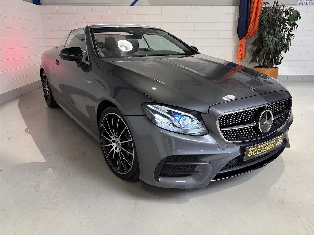 Mercedes-Benz E-klasse Cabrio E450 V6T 367pk 4MATIC 9G AMG Line, ACC, Burmester, Memory