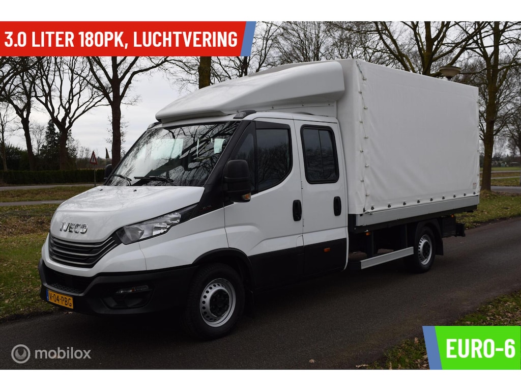 IVECO Daily 35S18D 3.0 180pk |Open Laadbak|EURO-6|Dubbele Cabine | wb410 DC | N1