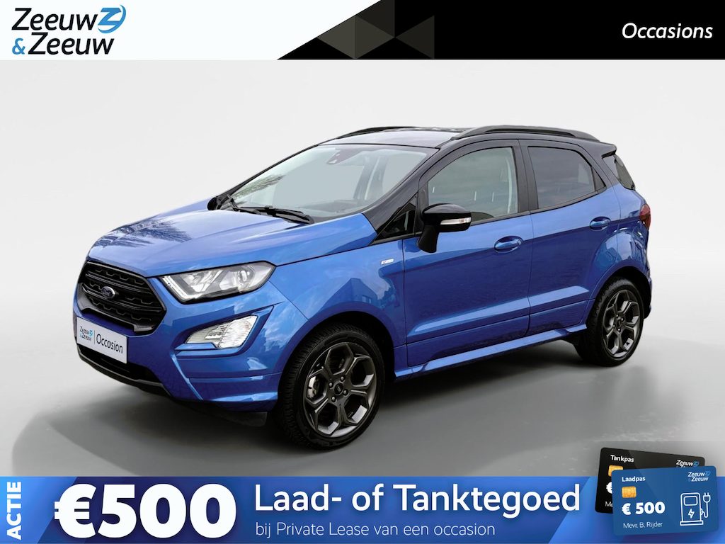 Ford EcoSport 1.0 EcoBoost ST-Line | Stoel/Stuur/Voorruitverwarming | Parkeersensoren Achter | Apple/Android Carplay | Half Leder |