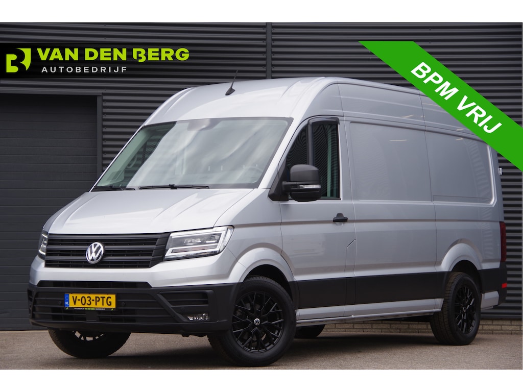 Volkswagen Crafter 35 2.0 TDI L3H3(L2H2) 3-ZITS, 177PK AUT. LED, CAMERA, NAVI, CRUISE, AIRCO, GEVEERDE ERGO COMFORT STOEL