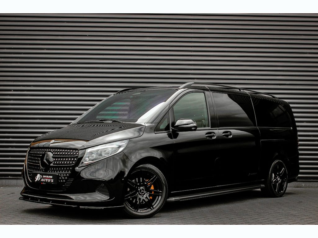 Mercedes-Benz V-klasse 300d L3 240PK JB-EDITION EXTRA LANG / ELEK- SCHUIFDEUREN / NIGHT EDITION / DUBBEL CABINE DC /STOELVERWAMING