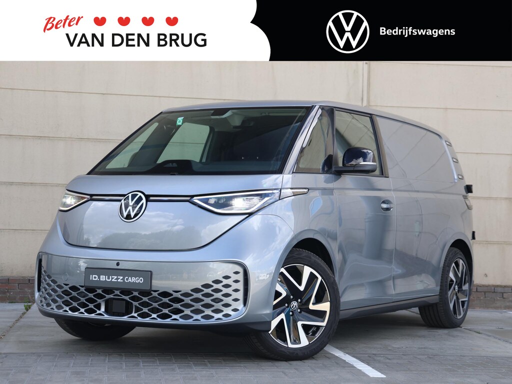 Volkswagen ID. Buzz Cargo Bulli Limited Edition Elektromotor 286PK 79 kWh | 360 camera | Navi | Achterdeuren | Wegkl. Trekhaak | Bijrijdersbank | Led Matrix |