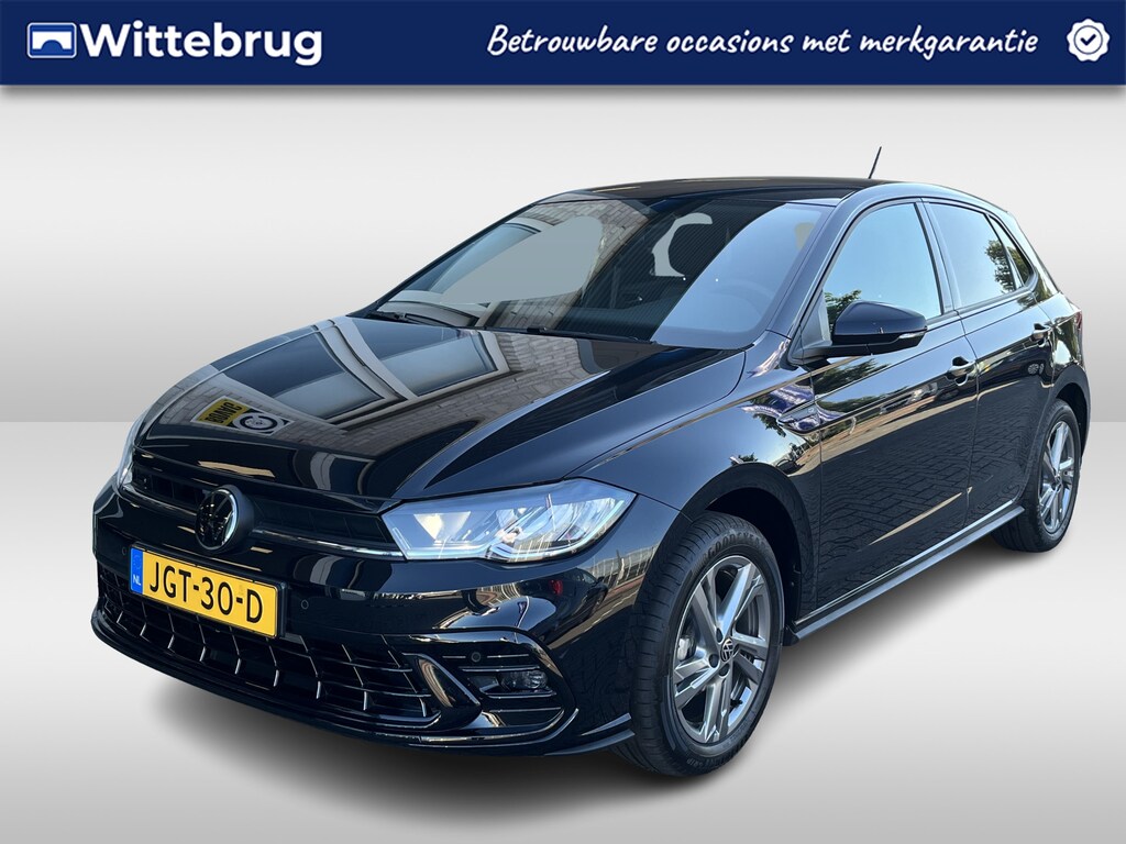 Volkswagen Polo 1.0 TSI R-Line / FABRIEKSGARANTIE TM 10-2029/ 2X R-LINE/ FULL-LED/ ADAPT-CRUISE/ PARK. SENSOREN V&A/ APP-CONNECT/ NAVI/ DAB/ CLIMA/ DIGITAL DASH