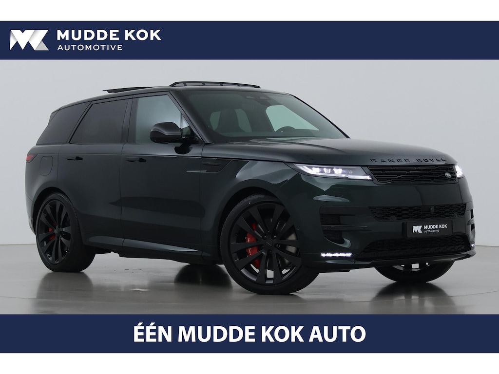 Land Rover Range Rover Sport 3.0 P550e Autobiography PHEV | British Racing Green | Performance Voorstoelen | Trekhaak | Luchtvering | Panoramadak | Meridian 3D | 23 Inch