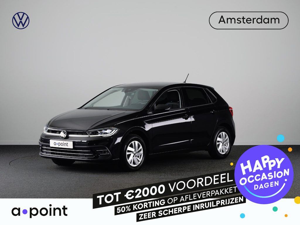 Volkswagen Polo 1.0 TSI Style 95PK DSG | Navigatie via app | Parkeersensoren voor en achter | LED koplampen | Automatische airco |