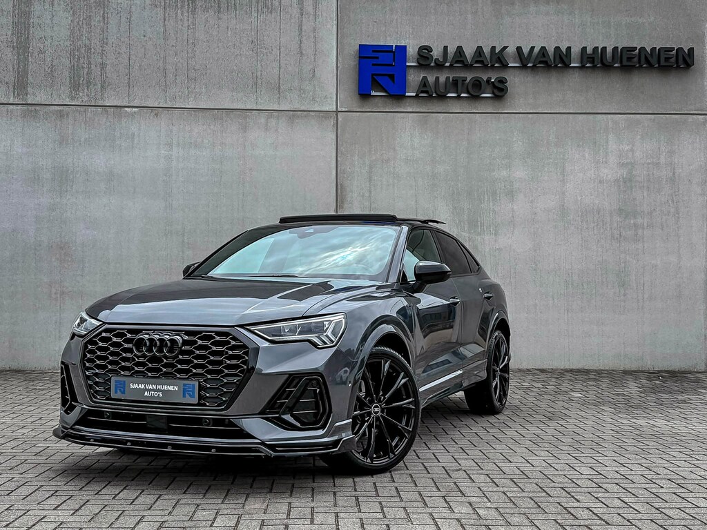 Audi Q3 Sportback 35TFSI 150pk S-Tronic Competition S Edition S-Line Pano|Leder/Alcantara|B&O|Matrix|ACC|Black|Trekh|Ambiance|RSQ3