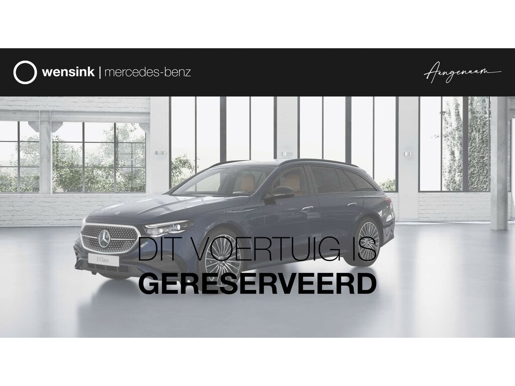 Mercedes-Benz E-klasse Estate 300e Business Solution AMG | Premium pakket | Winterpakket | Nappa Leder | Trekhaak | Stoelventilatie | Panoramisch schuifdak |