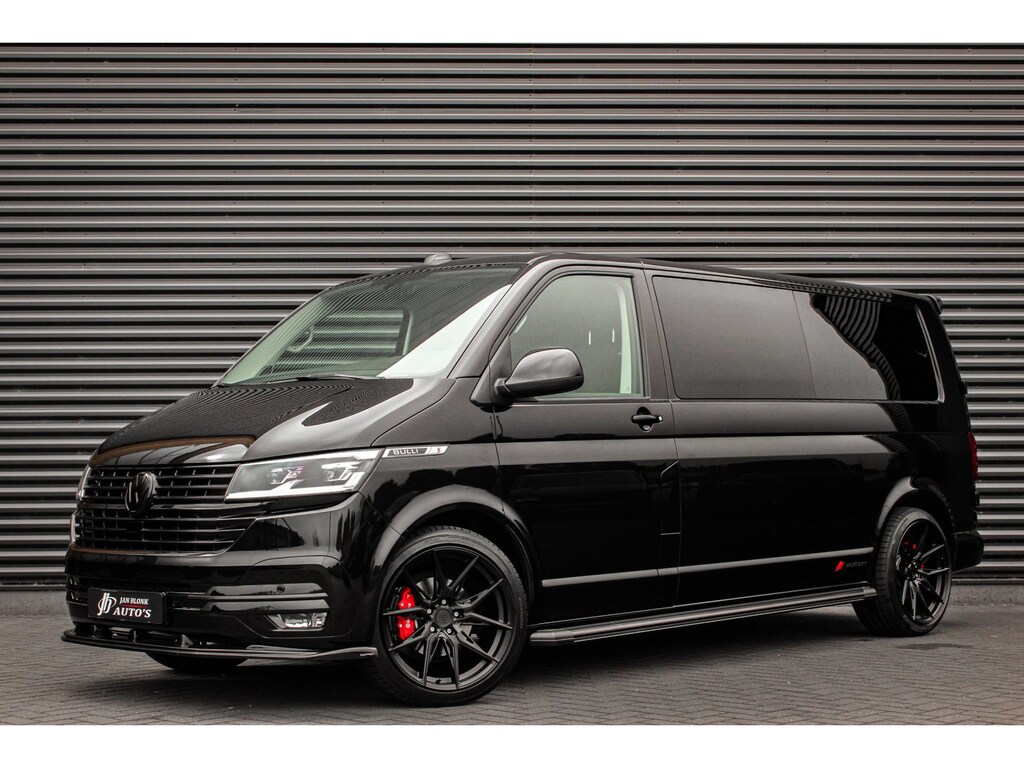 Volkswagen Transporter 2.0 TDI L2H1 150PK BULLI DC DUBBEL CABINE / JB-EDITION / FULL OPTIONS / LEDER BEKLEDING / FULL BLACK/ APPLE