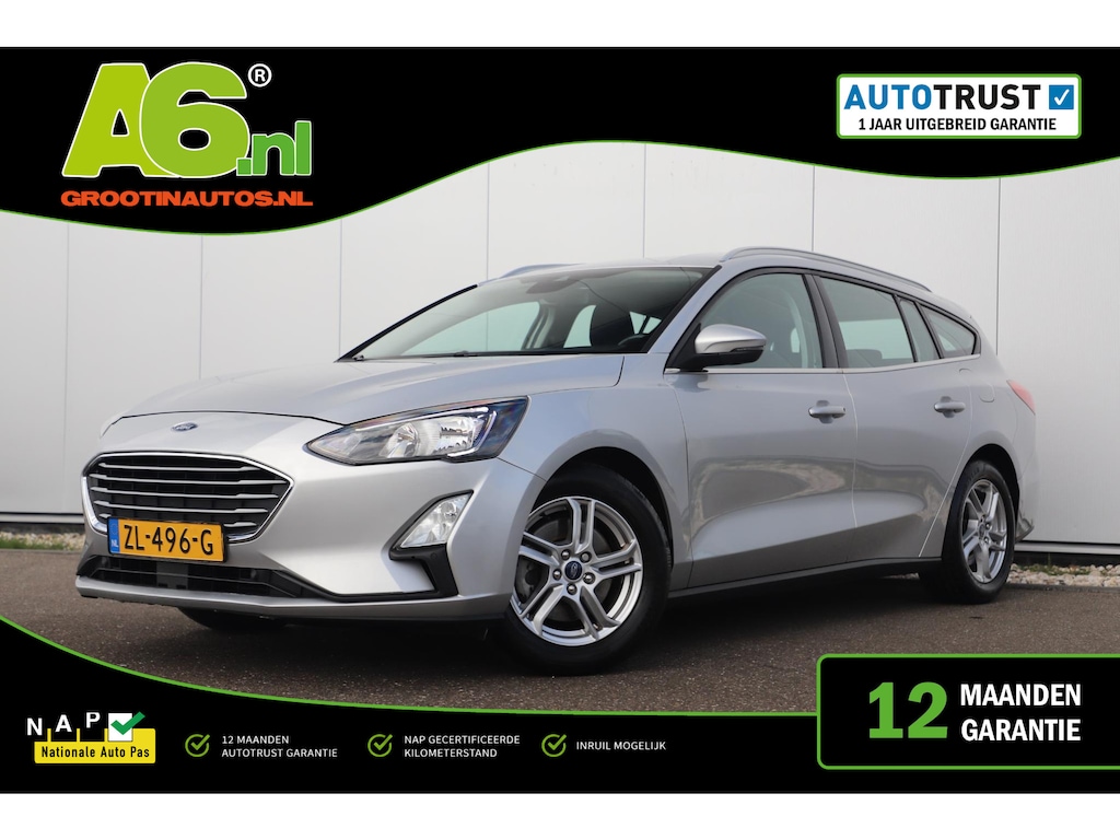 Ford Focus Wagon 1.0 EcoBoost Trend Edition Business 101PK Trekhaak Navigatie Carplay Android Airco Cruise Control 16 inch LMV(Trekhaak)