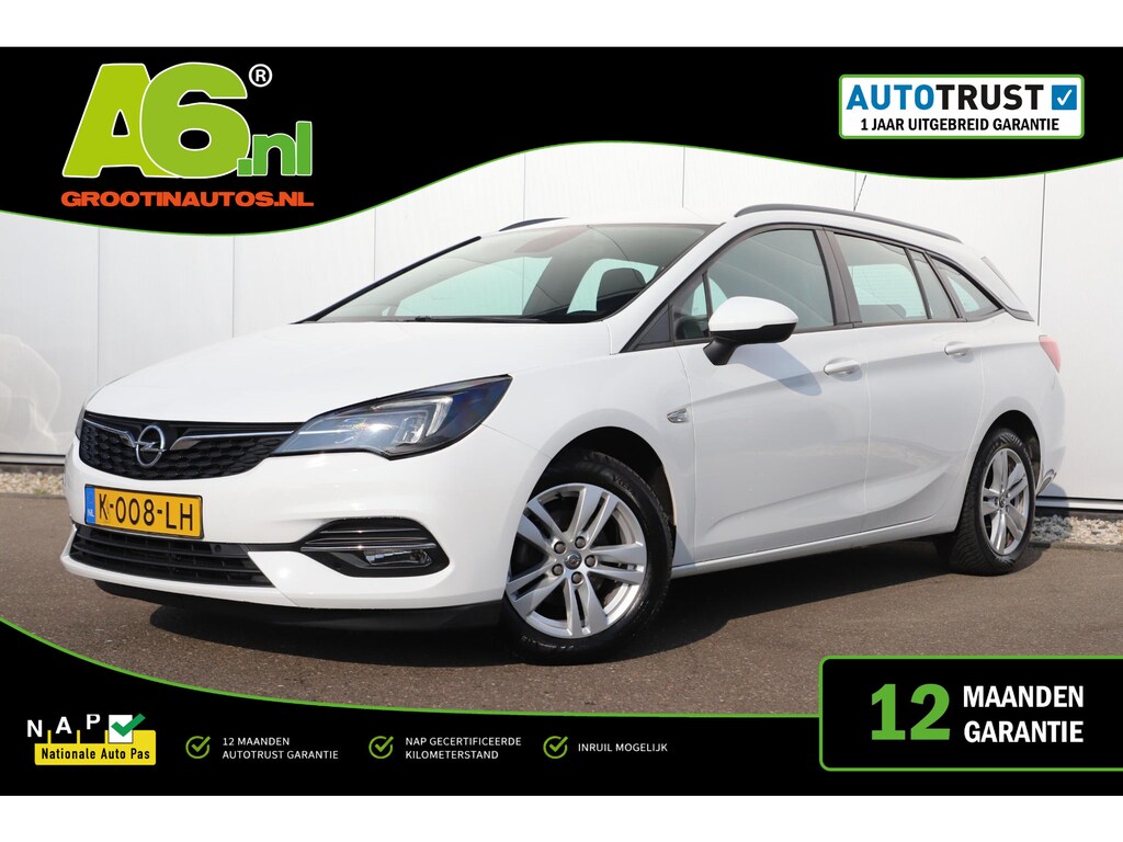 Opel Astra Sports Tourer 1.2 Business Edition Trekhaak 110PK Navigatie 16 inch LMV Carplay Android Airco Cruise Control