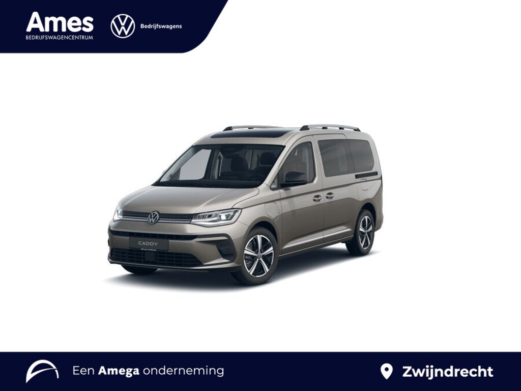 Volkswagen Caddy Maxi 1.5 TSI Hybride Style 150PK DSG 7 zits | incl btw/bpm | Keyless entry | glazen dak | Led koplampen | Art velours