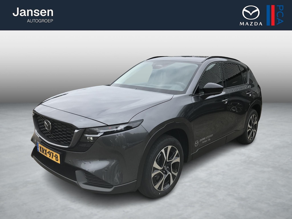 Mazda CX-5 2.5 E-SKYACTIV G 141 M HYBRID Exclusive-Line , Automaat, Half Leder, 360 Camera, Bose, Apple Carplay, CLima, Stuur/Stoelverwarming, HUD, Adap. Cuise, BSM, Licht/Regensensor