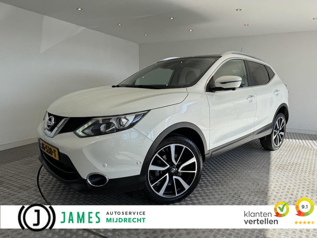 Nissan Qashqai 1.2 Tekna Automaat, Leder, Panorama, Trekhaak