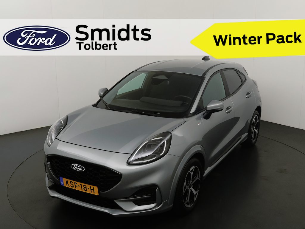 Ford Puma EcoBoost Hybrid 125pk ST-Line | Winter Pack | Cruise control | Camera | Clima | SYNC 4 | 4 seiz. banden |