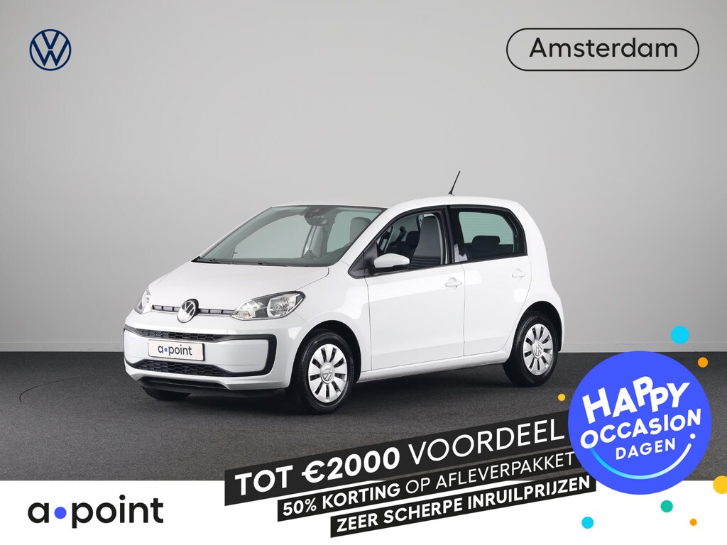 Volkswagen Up! 1.0 65 pk | Navigatie via App | Airco | Parkeersensoren achter | Achteruitrijcamera | Cruise control |