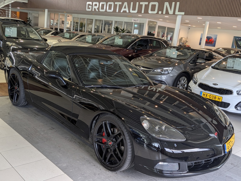 Corvette C6 6.0 Convertible Automaat Airco, Cruise Control, Stuurbekrachtiging