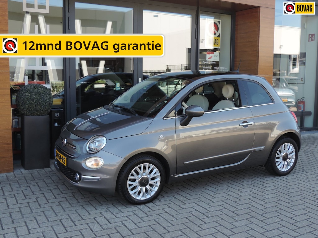 Fiat 500 0.9 TwinAir Turbo Lounge 84.000km | Panodak | 15'' Lmvelgen | Cruise contr | PDC | CarPlay | Airco | Navi | Bluetooth