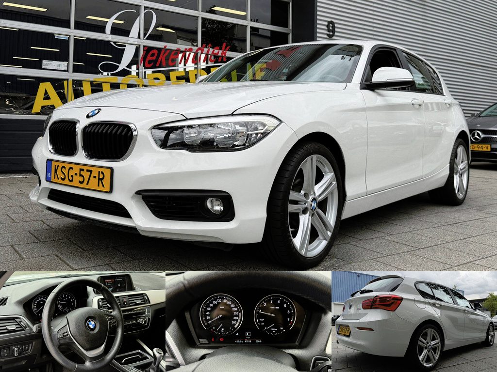 BMW 1-Serie 118i 5Drs - 47.000 KM I Navigatie / Apple CarPlay I Airco I LED I PDC I Sport velgen I Dealer onderhouden