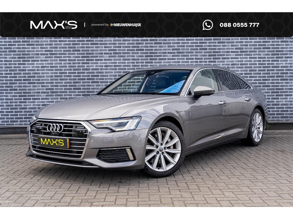 Audi A6 Limousine 50 TFSI e quattro S edition | Lederen Bekleding | Stoelverwarming voor en achter | 360 Graden Camera | Head-up Display | Cruise Control Adaptief | Dodehoekdetectie | Keyless Entry | Matrix LED Koplampen | Sluitbekrachtiging | Adaptief onderstel | MMI Navigatie | Plug-in Hybrid (PHEV)