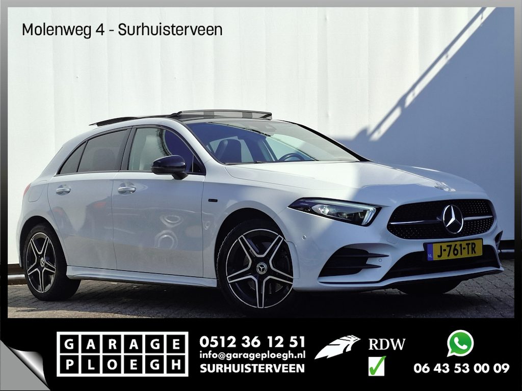 Mercedes-Benz A-klasse 250 e Business Solution PHEV AMG Pano Trekhaak Memory Sfeerverl Orig.NL!