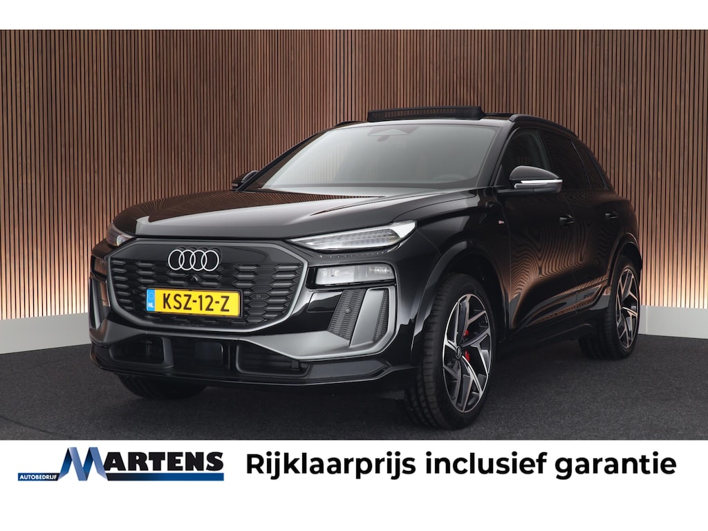 Audi Q6 e-tron Q6 306pk S edition performance 100 kWh Trekhaak Panoramadak B&O 360Camera Matrix HUD Keyless S-Line