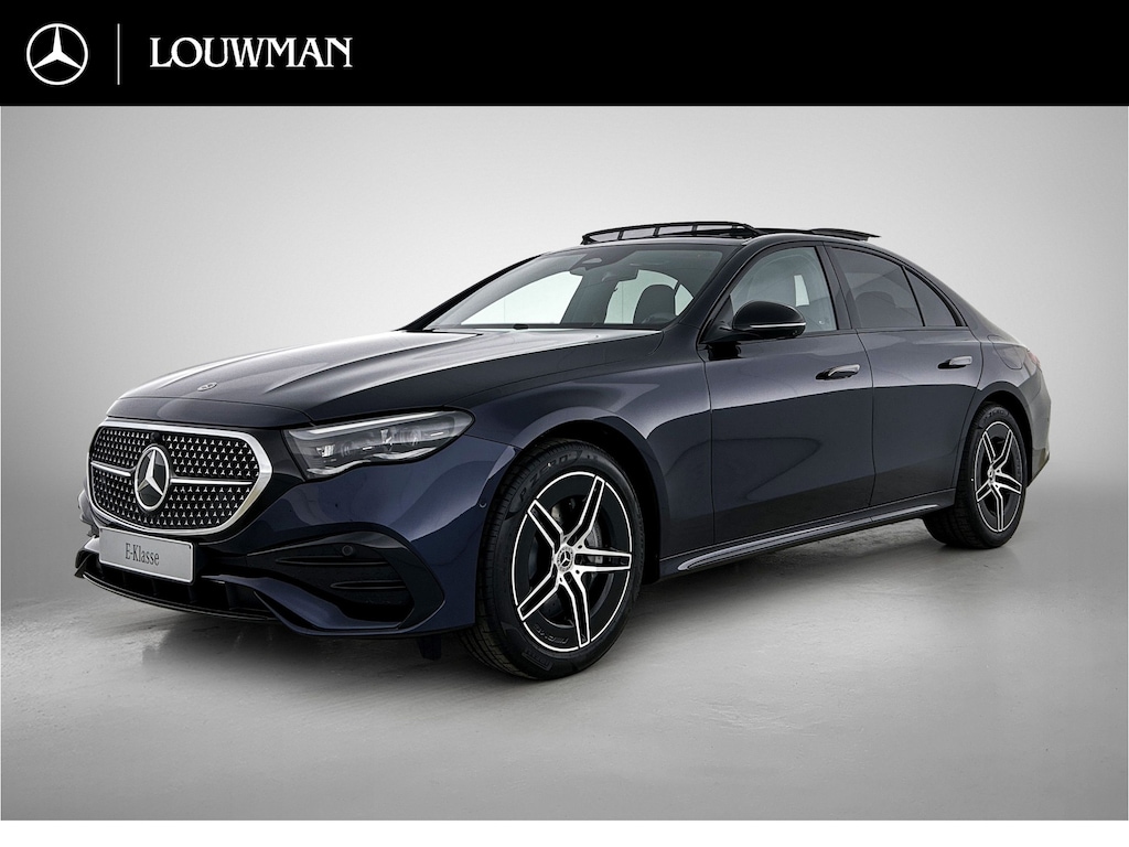 Mercedes-Benz E-klasse 300 e Business Solution AMG | Premium pakket | Winterpakket | Nightpakket | Leder pakket | Trekhaak | Panoramaschuifdak | 360° camera | Burmester® 4D surround sound system | GUARD 360° | Warmtewerend, donkergetint glas |