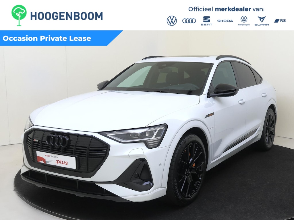 Audi e-tron Sportback 55 quattro S edition 95 kWh | SoH 100% | Panoramadak | Luchtvering | 360 camera | Bestuurderstoel met memory | Optiek zwart Plus | Head-up display | Dodehoekdetectie | Stoelverwarming |