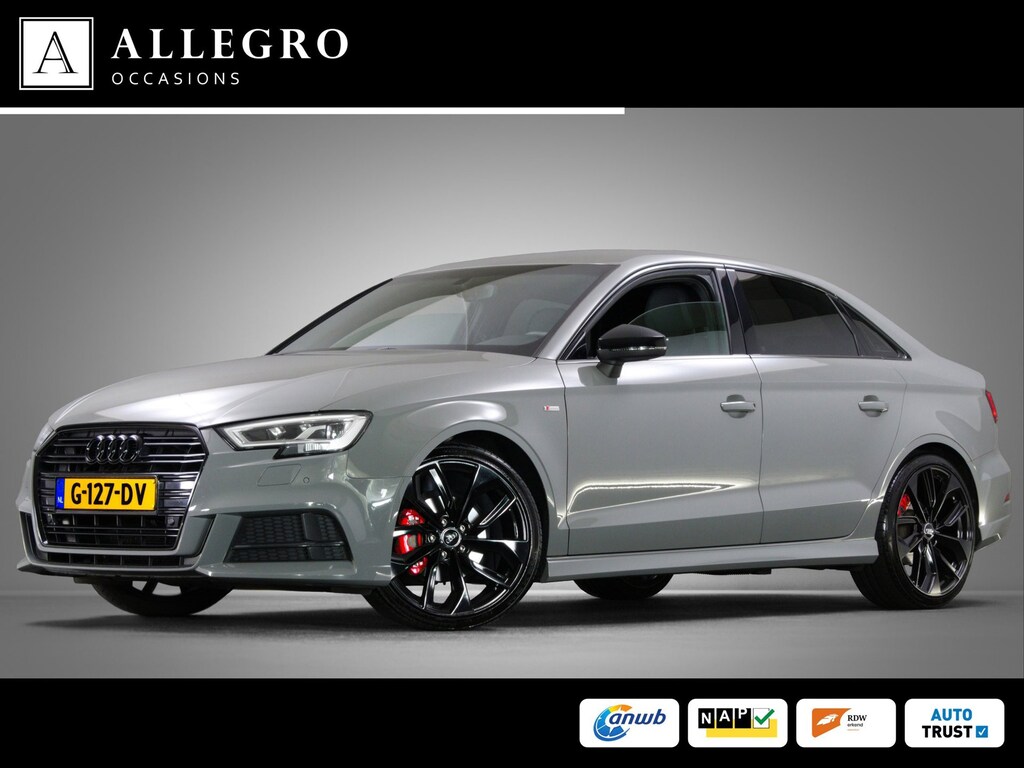 Audi A3 Limousine 30 TFSI Sport S-Line Edition (CRUISE CONTROL, CLIMATE CONTROL, NAVIGATIESYSTEEM, SPORTSTOELEN, RODE REMKLAUWEN)