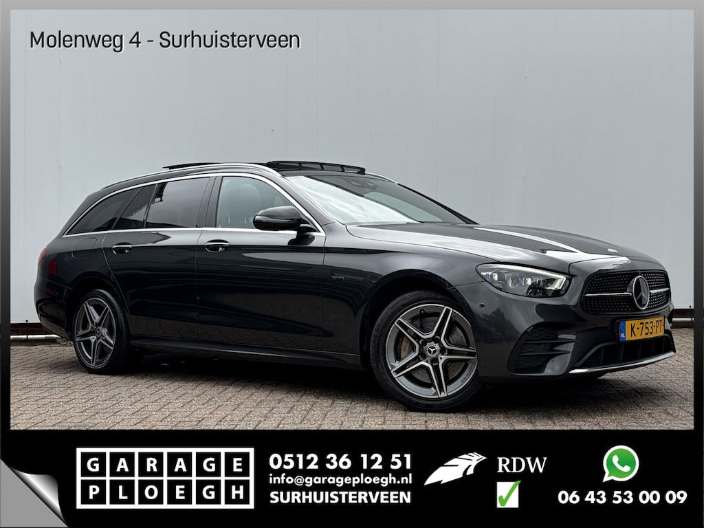 Mercedes-Benz E-klasse Estate 300 de Plug-in 4MATIC AMG Burmester Pano Elek.Trekhaak Memory PHEV